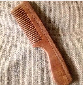 Neem Wood Handmade Eco-Friendly Medium Bristle Comb