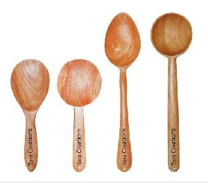 Neem Wood Pack of 4 Cooking Serving Spatula