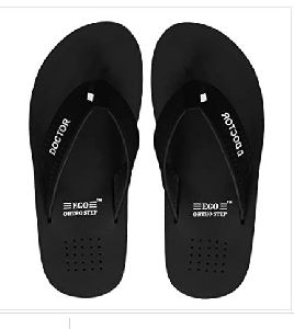 Black Doctor Ortho Step Ladies Slippers