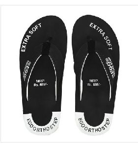 Black Extra Soft Ortho Ladies Slippers