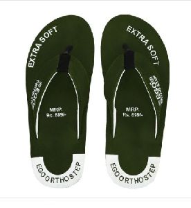 Olive Extra Soft Ortho Mens Slippers