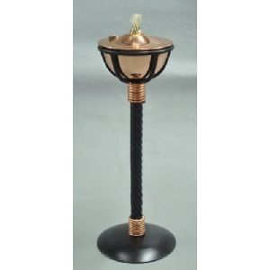 Antique Metal Oil Lamp