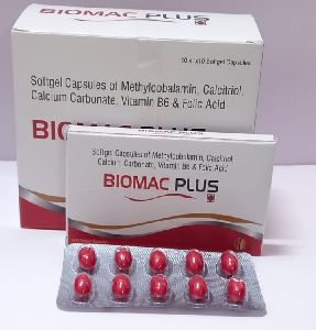 Methylcobalamin, Calcitriol, Calcium Carbonate, Vitamin B6 And Folic Acid Softgel Capsules