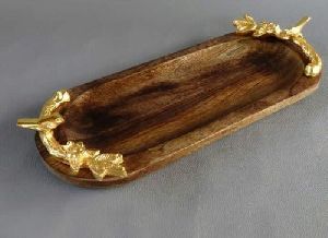 Handmade wooden tray