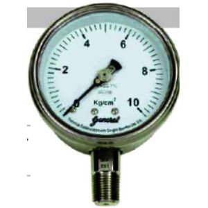 Bourdon Sensing Pressure Gauge