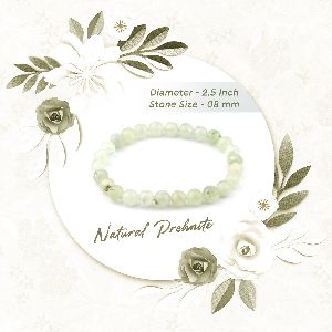 Certified Prehnite Stone Bracelet