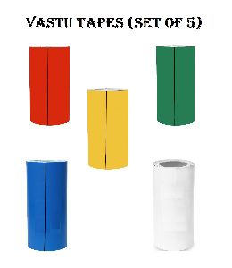 SMALL VINYL VASTU TAPES (SET OF FIVE COLORS) LENGTH 3 METERS AND WIDTH 4 INCHES