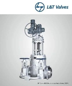 L&T gear operated gate & globe valve