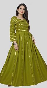 13205 Designer Anarkali Gown