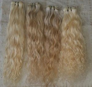 Blonde Weft Hair Extensions