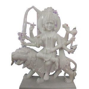 Marble 2 Feet Durga Maa Statue