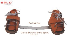 Orthopedic Club Foot Shoes with Dennis Brown Splint
