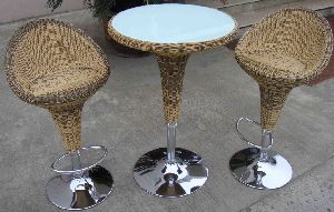 Garden Bar Stool and Table Set