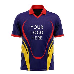Custom Sublimation Cricket Jersey Pattern Sports T shirt Manufacturer