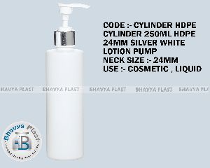 cylinder 250 ml shampoo bottle