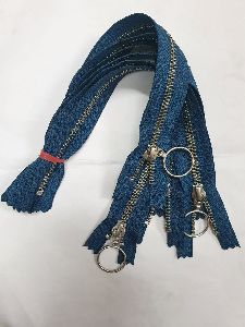 Nickel Brass zippers