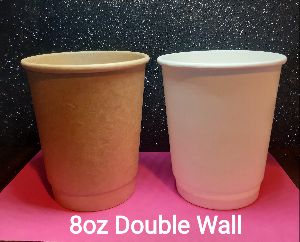 8 Oz Double Wall Paper Cup