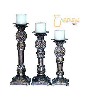 Candle Holders Wooden