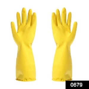 Rubber Reusable Cleaning Gloves