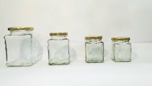 Lug Cap ITC Square Glass Jar