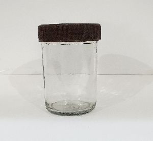 Screw Neck Sprig Glass Jar