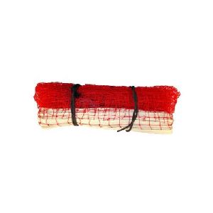 Red Cotton Nylon Badminton Net