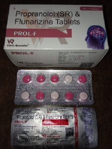 Propranolol (SR) And Flunarizine Tablet