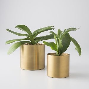 Brass Flower Pot