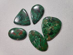 Natural Crysocola Stones Cabochone