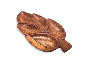 Dry fruit tray leaf shape