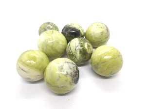 Natural Green Aventurine Spheres Gemstone