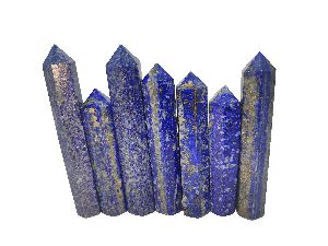 Natural Lapis Lazuli Tower Gemstone