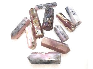 Natural Pink Opal Tower Gemstone