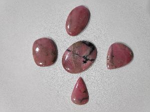 Natural Rhodonite Cabochons Gemstones