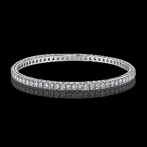 Artificial Bangles in zircon and silver