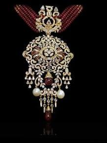 Diamond Ruby Chic Necklace