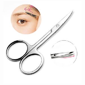 Small Custom Logo Stainless Steel Professional Beauty Care Tool Eyebrow Scissors Manicure Scissors