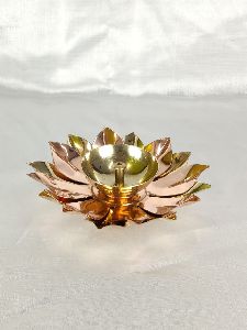 Brass Flower Diya