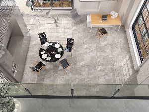 800 X 1600mm Elegance Grey Glossy Tiles