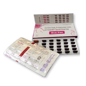 Clomifene Citrate N-Acetylcysteine Tablets and Astaxanthin Capsules