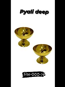 Pyali deep Brass Diyas