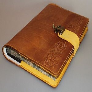 Black Leather Book Cover