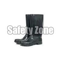 PVC Leather Foot Safety Products, For Constructional Use, Industrial, Size : 10inch, 11inch, 12inch