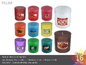 Pillar Candles Scented