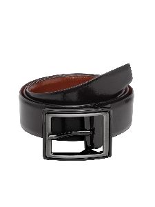 Men Black Solid Belt