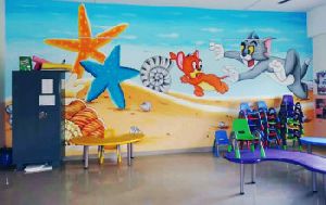 Nursery School Wall Painting Artist.