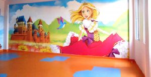 primary school wall paintings services