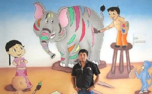 School Wall Painting Artists