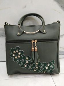 Ladies Green Handbag