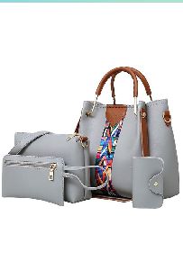 Ladies Grey Combo Bag